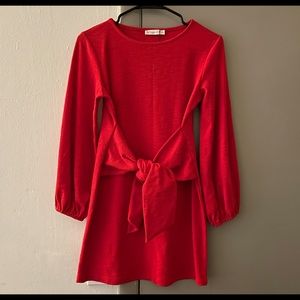 R.Vivimos Tie-Waist Sweater Dress